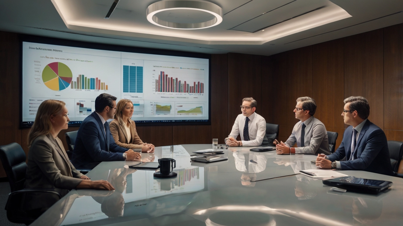 Professionelles Finanzprüfungsteam